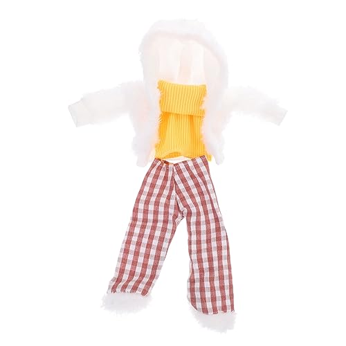 Gogogmee 1 Satz Puppenkleidung Puppen Set Puppen Kleidung Puppenoutfits Puppen-Zubehör-Set kleines Puppenkleid 18 Puppenkleider kompaktes Puppenkostüm verschleißfestes Puppenkostüm Stoff von Gogogmee