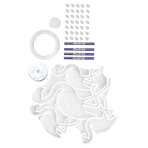 Gogogmee 1 Satz Silikonform für Windspiele Windspiel-Bausatz weißes Epoxid de Abs silikonform gießform silikonformen airfryer Form zum Aufhängen von Ornamenten Formen für Windspiele Eisen von Gogogmee