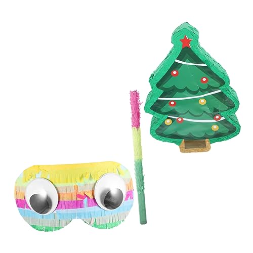 Gogogmee 1 Satz Stereo-Piñata weihnachtsdeko spaß ziernieten the edith eger süsswaren decor Weihnachtsbaum-Pinata-Dekor Piñata schmücken Christbaumschmuck Pinata-Hängedekoration Papier von Gogogmee