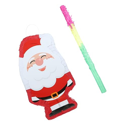 Gogogmee 1 Satz Weihnachtspinata Für Kinder Weihnachtsdekorationen Weihnachtssüßigkeit Party-dekoration Zum Aufhängen Pinata Im Weihnachtsmann-design Weihnachtsfeier Piñata Papier von Gogogmee