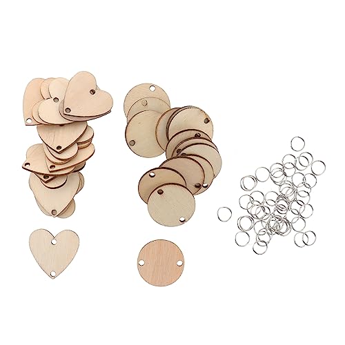 Gogogmee 1 Set Holzausschnitte DIY Holzscheiben Für Graffiti Und Hängende Anhänger Dekorative Holzplatten Für Kreative Bastelprojekte Naturbelassen Vielseitig Einsetzbar von Gogogmee