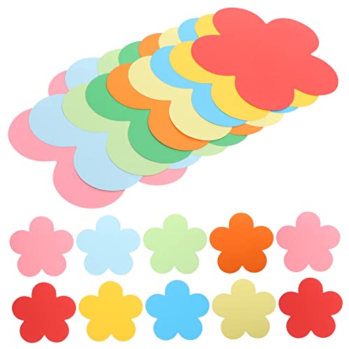 Gogogmee 10 Packungen Blumen Handgeschnittene Farbige Papierausschnitte Für Kinder DIY Papierausschnitte Schulwand Papierausschnitte Gestanzte Papierausschnitte Dekorative von Gogogmee