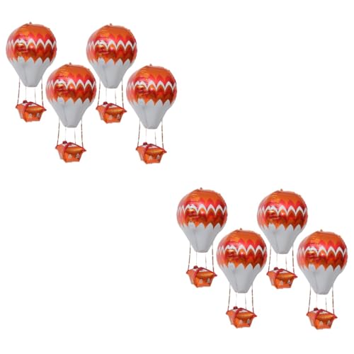 Gogogmee 10 Stk 4d Aluminiumfolienballon Metallische Luftballons Thanksgiving-ballon Partyballon Hochzeitsballons Aus Aluminium Party-aluminiumfolienballon Heißluftballon Ballon Babyballons von Gogogmee