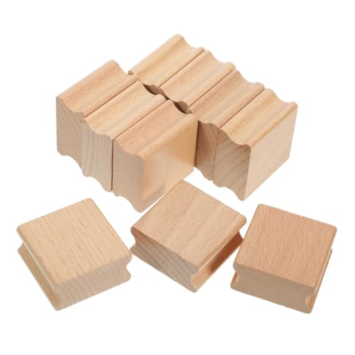 Gogogmee 10 Stück Holzstempel Blanko Holzstempel Mit Zum Selberschnitzen Holz Scrapbooking Siegel Kreativstempel Blanko Schnitzerei Verwendung Von Holzstempel von Gogogmee