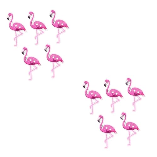 Gogogmee 2 Sets Flamingo- Dekorative Knöpfe Holzknöpfe Für Kinderprojekte 50 Stück * 2 von Gogogmee