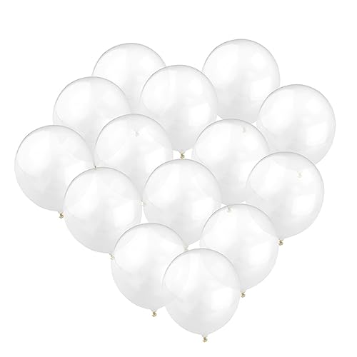 Gogogmee 100 Stück 10 Zoll Weiße Latexballons Für Hochzeits Und Partydekoration Ideal Für Kinderfeiern Und Babypartys Langlebige Luftballons Für Unvergessliche Momente von Gogogmee