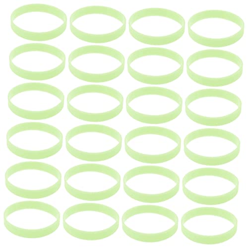 Gogogmee 100St Leuchtendes Silikonarmband LED-Sticks LED-Armband leuchtende armbänder sammlerstücke gastgeschenke hochzeit herren armband nachtlauf leuchtendes armband Kinderparty-Armband von Gogogmee