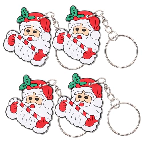 Gogogmee 10St weihnachtsgeschenke weihnachts präsente zu anahtarlık weihnachtspräsent Schlüsselanhänger Schlüsselringe tragbarer Taschenanhänger zarter Taschenanhänger PVC von Gogogmee