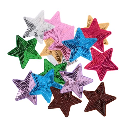 Gogogmee 16 Stück Teiliges Fünfzackige Sterne Pailletten Aufnäher zum Aufnähen und Aufbügeln Applikationen für Kleidung Hüte Taschen Einfache Befestigung Diy Stoffflicken Zubehör Gogogmee 16 Stück Teiliges Fünfzackige Sterne Pailletten Aufnäher zum Aufnähen und Aufbügeln Applikationen für Kleidung Hüte Taschen Einfache Befestigung Diy Stoffflicken Zubehör von Gogogmee