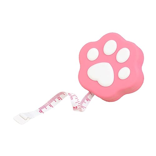 Gogogmee 2 Stk Mini-Maßband Cartoon schönes Maßband Cartoon-Maßband Maßbandlineal Miniband maßkrug messband werkzeug tragbares Maßband für den Körper kreatives Maßband PVC-Weichkleber Rosa von Gogogmee