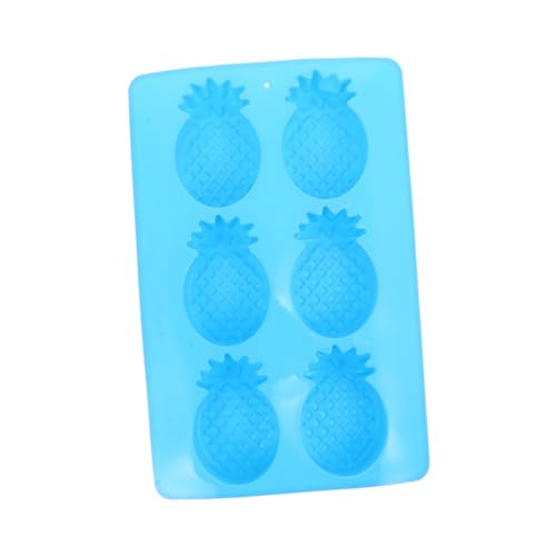 Gogogmee 2 Stk Sechs Ananasform Seifenform Ananas Backen De Para Gelatinas Form Zur Herstellung Von Süßigkeiten Süßigkeitenformen Handgemachtes Seifenherstellungswerkzeug Blue Kieselgel von Gogogmee