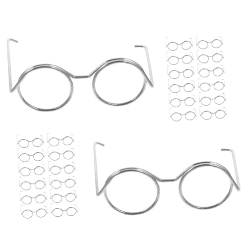 Gogogmee 20 Stück Mini Puppenbrillen Puppenbrillengestelle Stilvolle Brillen Requisiten Brillen Für Puppen Austauschbare Miniatur Brillengestelle Puppenbrillengestelle von Gogogmee