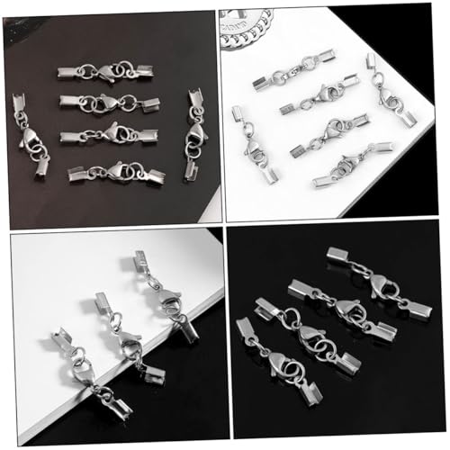 Gogogmee 20 Stück Teiliges Lobster Karabiner Verschlüsse Schmuckverbinder Robust Langlebig für DIY Armband Halskette Schnur Schmuckherstellung Zubehör Gogogmee 20 Stück Teiliges Lobster Karabiner Verschlüsse Schmuckverbinder Robust Langlebig für DIY Armband Halskette Schnur Schmuckherstellung Zubehör von Gogogmee
