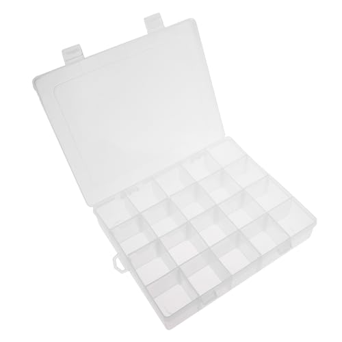 Gogogmee 3er Set Mit 20 Fächern Transparente Organizer Für Perlen Knöpfe Und Nähzubehör Stapelbare Behälter Mit Deckel Für Ordnung Und Übersichtlichkeit von Gogogmee