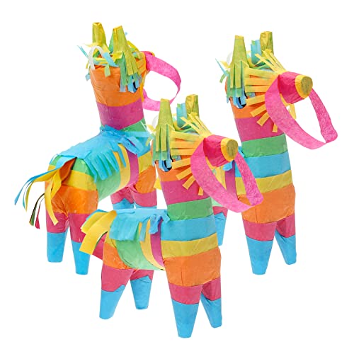 Gogogmee 3st Mexikanische Piñata Gefüllte Piñata Bunte Pinata Mit Süßigkeiten Gefülltes Spielzeug Piñata Für Fiesta Piñata Mit Nutztieren Handgefertigte Piñata Esel-pinatas Papier von Gogogmee