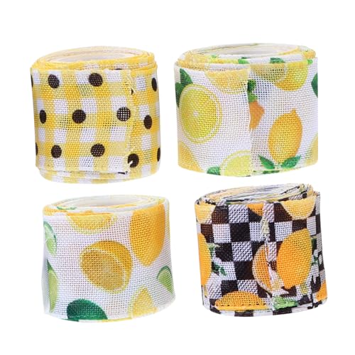 Gogogmee 4 Rolls DIY Craft-band-dekoratives Verpackungsband Mehrzweck-band-kleidung-kleiderband von Gogogmee