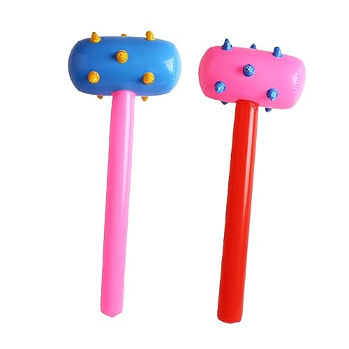 Gogogmee 4 Stück Spielzeughämmer aufblasbarer Stock Spielzeug für Kinder aufblasbares Spielzeug Stock aufblasen aufblasbarer hammer kinderspielzeug toys Kinderhammer aufblasbare Hämmer von Gogogmee