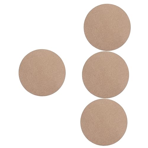 Gogogmee 4 Stück Zeichenbrett aus Keramik runde Dichteplatte Dichte Bord Schläger Tonplatten ton basteln Keramik Trockenbrett Töpferplatten aus Ton bildhauerplatte aus ton selber machen MDF von Gogogmee