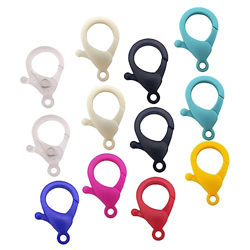Gogogmee 40 Stück Teiliges Kunststoff Karabiner Bunte Verschlüsse mit Haken Langlebig für DIY Schlüsselanhänger Schmuckherstellung Basteln Zubehör Gogogmee 40 Stück Teiliges Kunststoff Karabiner Bunte Verschlüsse mit Haken Langlebig für DIY Schlüsselanhänger Schmuckherstellung Basteln Zubehör von Gogogmee
