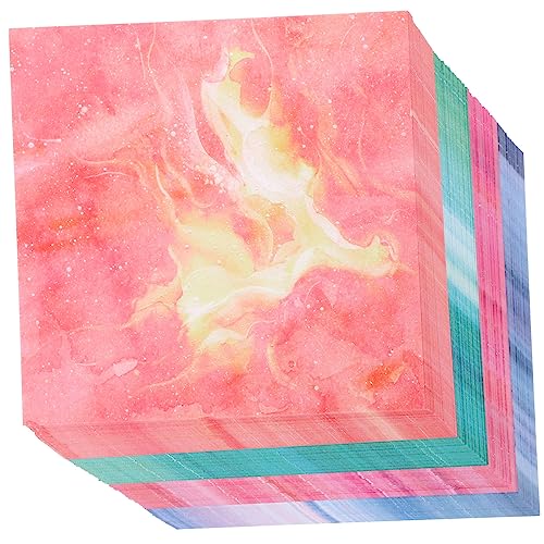 Gogogmee 400 Blatt Origami Papier Aquarell Himmel Design Zweiseitiges Faltpapier Für Kreative Bastelprojekte Ideal Für Origami Und Kunsthandwerk von Gogogmee