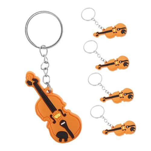 Gogogmee 5 Stück Violine Schlüsselanhänger Accessoire Miniatur Instrument Charm Für Schlüsselanhänger Oder von Gogogmee