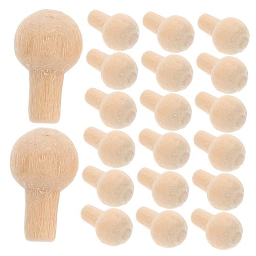 Gogogmee 50 Stück Miniatur Möbelknöpfe für Puppenhaus Deko Vintage Holzgriff für Türen DIY Miniatur Haus Zubehör für Kreative Bastelprojekte Gogogmee 50 Stück Miniatur Möbelknöpfe für Puppenhaus Deko Vintage Holzgriff für Türen DIY Miniatur Haus Zubehör für Kreative Bastelprojekte von Gogogmee