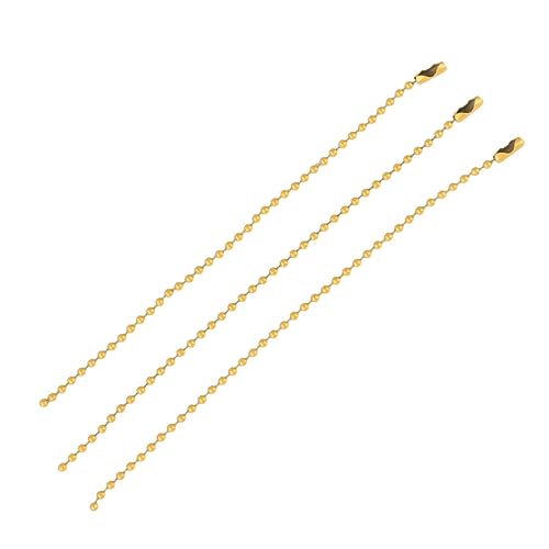 Gogogmee 50 Stück Teiliges Bunte Bedruckte Kugelkette aus Eisen Goldfarbene Anhängerkette für Dekoration und DIY Schmuckherstellung Gogogmee 50 Stück Teiliges Bunte Bedruckte Kugelkette aus Eisen Goldfarbene Anhängerkette für Dekoration und DIY Schmuckherstellung von Gogogmee