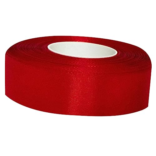 Gogogmee 50m x 4cm Rot Massives Dacronband Geschenkband Für Hochzeiten Und Festliche Anlässe Breites Kräuselband Zum Dekorieren Und Basteln von Gogogmee