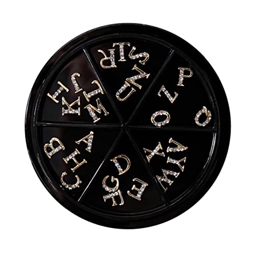 Gogogmee 52Stücke Buchstaben Nageldekor Legierung Strass Nail Art Charms für Kreative DIY Nagelkunst für Zuhause für Besondere Anlässe Gogogmee 52Stücke Buchstaben Nageldekor Legierung Strass Nail Art Charms für Kreative DIY Nagelkunst für Zuhause für Besondere Anlässe von Gogogmee