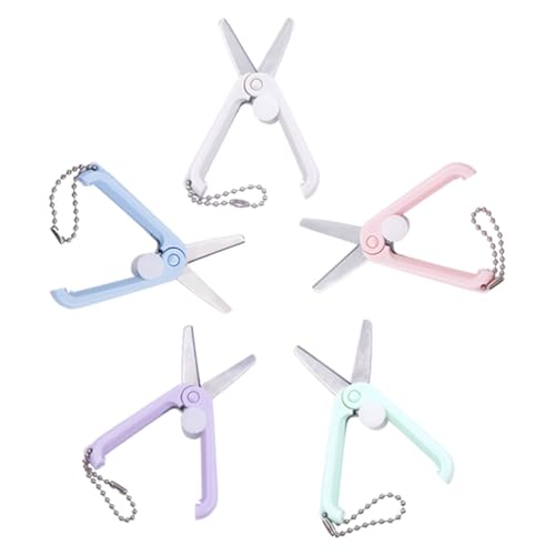 Gogogmee 5St papierschere schrenzpapier stickschere embroidery scissors Schneiderschere Mini-Schere Fadenschneideschere Nähschere Nähgarn Kinderschere Stickereien Schere Nähfadenschere Abs von Gogogmee