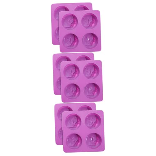 Gogogmee 6 Stk Seifenform Formen Für Die Keksherstellung Schöne Keksform Keksbackformen Seifengießform Keksformen Zum Backen Multifunktionale Form Diy Formen Bonbonformen Kieselgel Violett von Gogogmee