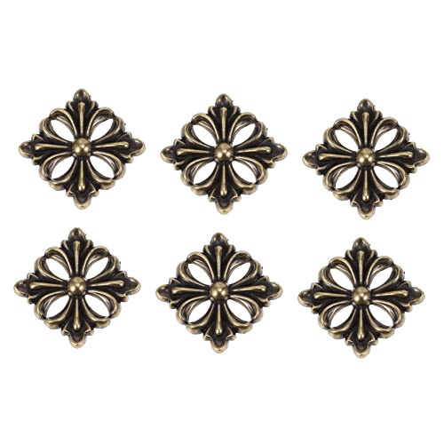 Gogogmee 6 Stück Teiliges Dekorative Metallplatte mit Blumenmuster aus Antikem Zinklegierung für Möbel Hochzeiten und Bürodekoration Gogogmee 6 Stück Teiliges Dekorative Metallplatte mit Blumenmuster aus Antikem Zinklegierung für Möbel Hochzeiten und Bürodekoration von Gogogmee