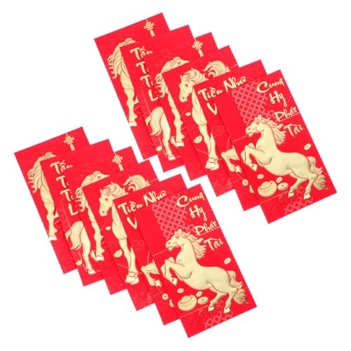 Gogogmee 60 Stück Rote Umschläge für das Frühjahrsfest des des Pferdes chinesisches neujahr hong bao Hong Bao Chinesische Geldtasche Chinas rote Umschläge Papier Gogogmee 60 Stück Rote Umschläge für das Frühjahrsfest des des Pferdes chinesisches neujahr hong bao Hong Bao Chinesische Geldtasche Chinas rote Umschläge Papier von Gogogmee