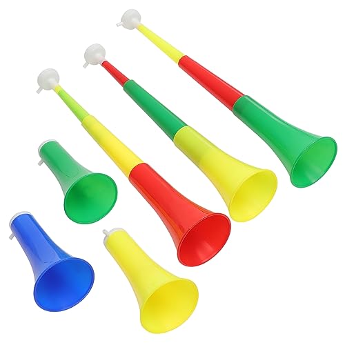 Gogogmee 6St Ballspiel-Horn Fußball Horn Spielzeug Sportblashorn Hornspielzeug für Kinder Handhornsport Partyhörner Kunststoffhorn Fußballhorn stadion horn Partyhupe teleskopierbar Plastik von Gogogmee