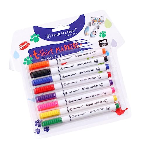 Gogogmee 8 Stück Filzstift DIY Graffiti Stift DIY Stoffmarkierungsstift DIY Stoffmarker von Gogogmee