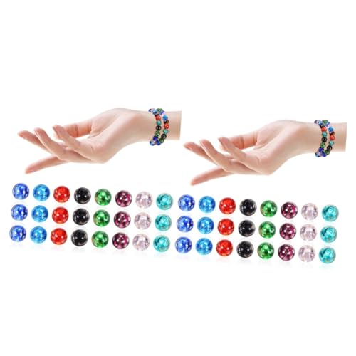 Gogogmee 80 Stk Leuchtende Glasperlen Dunkle Perlen Armbandperlen Basteln Lampwork Leuchtperlen Armbänder Perlen Lampenarbeit Schmuckperlen Perlen Zur Schmuckherstellung Halskette Perlen von Gogogmee