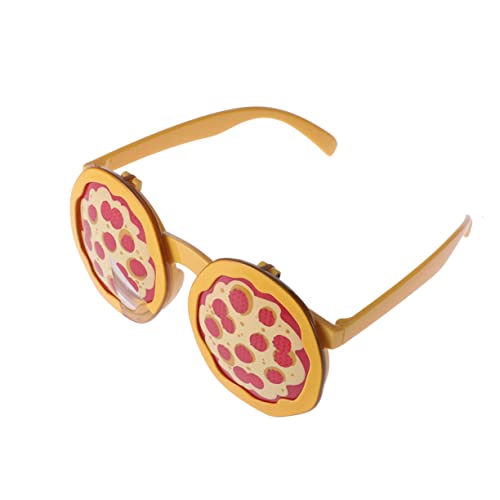 Gogogmee Gläser Lustig Make-up-brille Requisiten Für Fotoautomaten Blöde Sonnenbrille Schnapsgläser Brillengestelle Bilden Pizza Lustige Sonnenbrille von Gogogmee