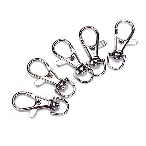 Gogogmee Großer Drehverschluss Karabiner Schlüsselanhänger 5er Set Robuste Drehbare Lobster Clasp Für Vielseitige Anwendungen Der Schmuckherstellung Und von Gogogmee