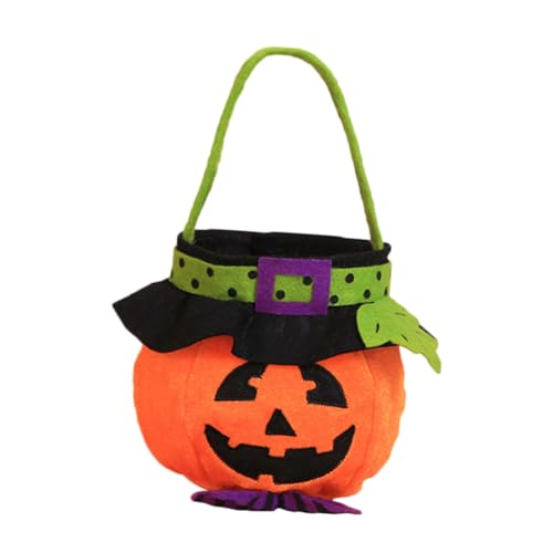 Gogogmee Halloween-Süßigkeitsbeutel Halloween-Kürbistaschen Süßes oder Saures Taschen Halloween-Geschenkbeutel halloween handtasche halloween tragetasche Halloween-Goodie-Bags Stofftaschen von Gogogmee