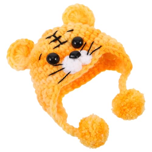 Gogogmee Mini Gestrickte Puppenhüte mit Niedlichem Tiger Handgestrickt aus Weichem Garn Langlebiges Accessoire für Bjd und Puppen für DIY Basteln Fotografie und Vielseitige Puppenkleidung Gogogmee Mini Gestrickte Puppenhüte mit Niedlichem Tiger Handgestrickt aus Weichem Garn Langlebiges Accessoire für Bjd und Puppen für DIY Basteln Fotografie und Vielseitige Puppenkleidung von Gogogmee