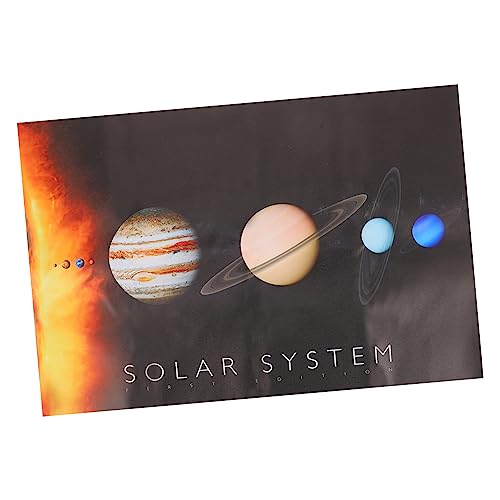 Gogogmee Pädagogisches Solarsystem Wissenschaft Poster Weltraum Wandkunst Malerei von Gogogmee