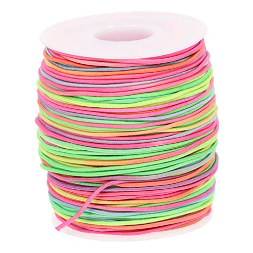 Gogogmee Schmuck Perlenkabel Elastisches Armbandeil Dehnbares Armband Regenbogen Elastische Schnur Perlenfäden Schmuckfaden Schmuck Perlenfaden Bastelschnüre für Schmuckherstellung von Gogogmee