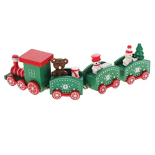 Gogogmee Weihnachtszug Aus Kreatives Tischdekor Und Lustiges Kinderspielzeug Für Die Weihnachtszeit Geschenkidee Für Gemütliche Holzdekoration von Gogogmee