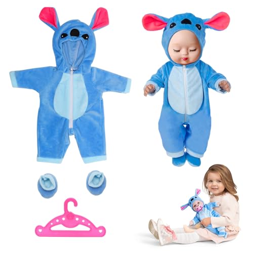 Gohytal Kleidung Puppenkleidung Kleider, Kleidung Bekleidung Outfits für 35-43cm Baby Puppen inklusive Kleiderbügel und Socke Puppenkleidungs-Outfits Geschenke für Mädchen Geburtstag von Gohytal