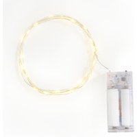 Micro-LED-Lichterkette mit Timer 6/18Std., 20 LEDs von Gold