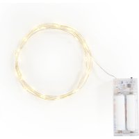 Micro-LED-Lichterkette mit Timer 6/18Std., 30 LEDs, L 1,80 m von Gold