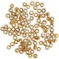 Quetschperlen, Rund, Ø 1 mm - Gold von Gold