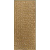 Reliefsticker "Ziffern" - Gold von Gold