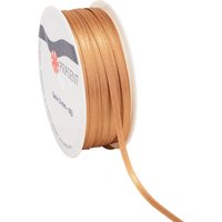 Satinband, 3 mm - Karamell von Gold