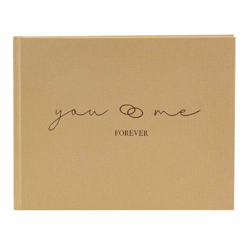 Fotoalbum you & me forever Braun von Goldbuch